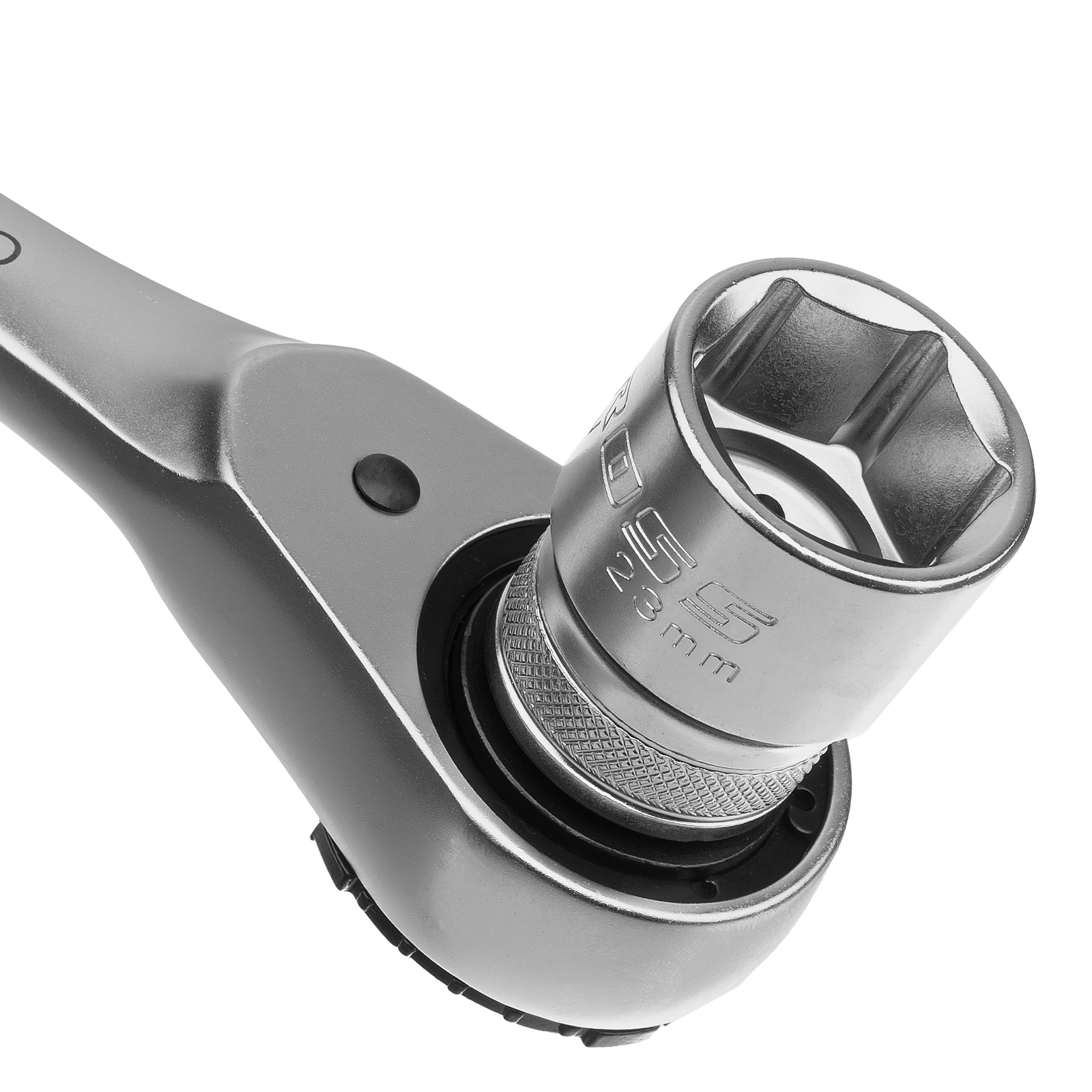 картинка Набор торцевых головок, трещотка 120 зубьев, 1/2", 1/4", CrV, 41 предмет Gross от магазина Одежда+