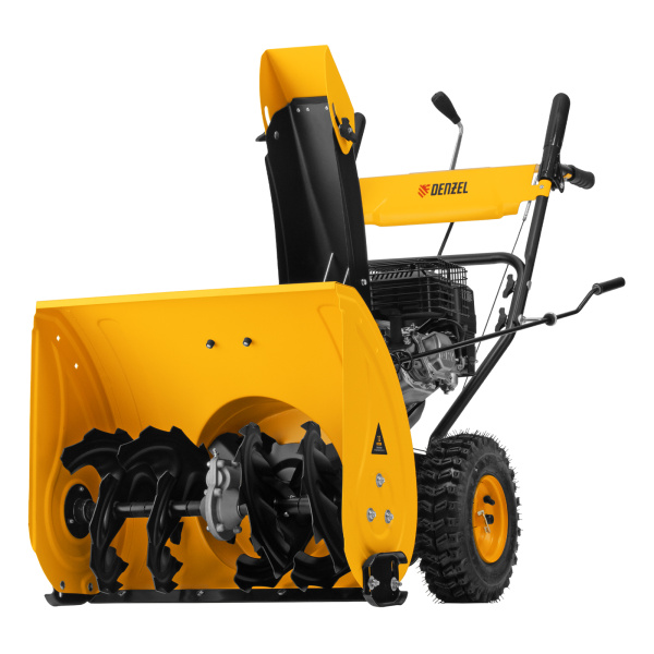 картинка Бензиновая снегоуборочная машина SBM 610, 212 cc, ручной старт, фара Denzel от магазина Одежда+