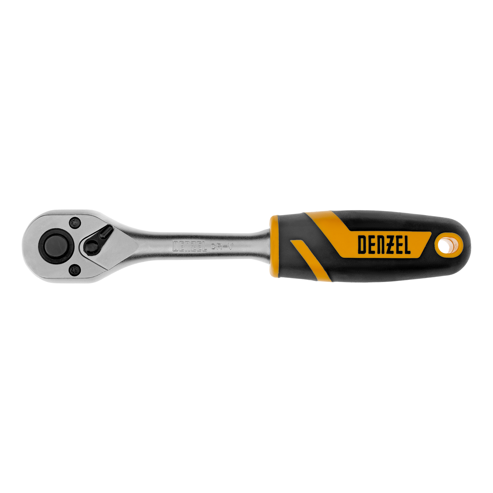 картинка Ключ-трещотка 3/8", 90 зубьев, с быстрым сбросом, CrV Denzel от магазина Одежда+