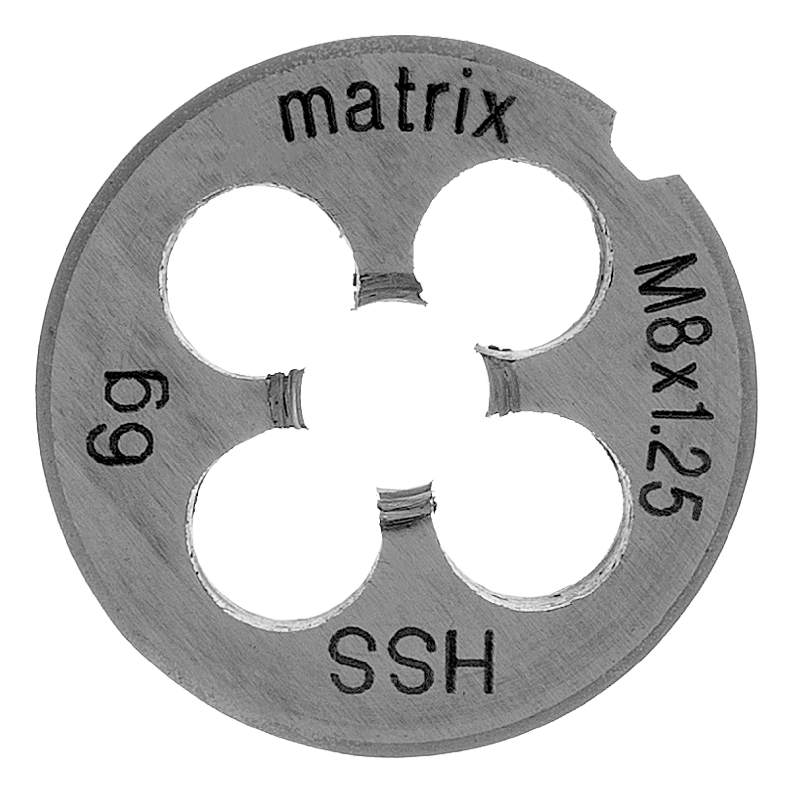 картинка Плашка М8 х 1.25 мм, Р6М5 Matrix от магазина Одежда+