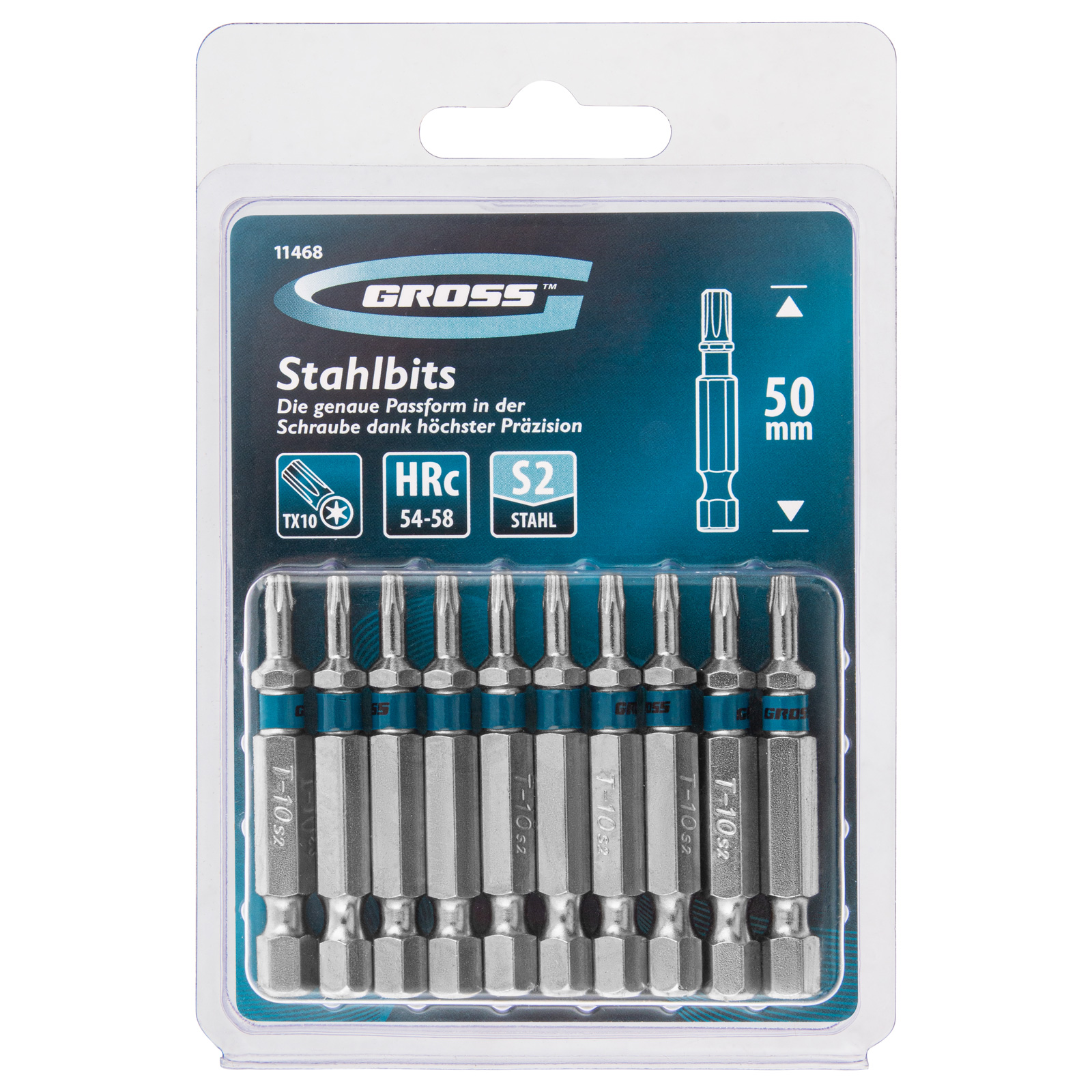 картинка Бита Torx 10 х 50, сталь S2, 10 шт. Gross от магазина Одежда+