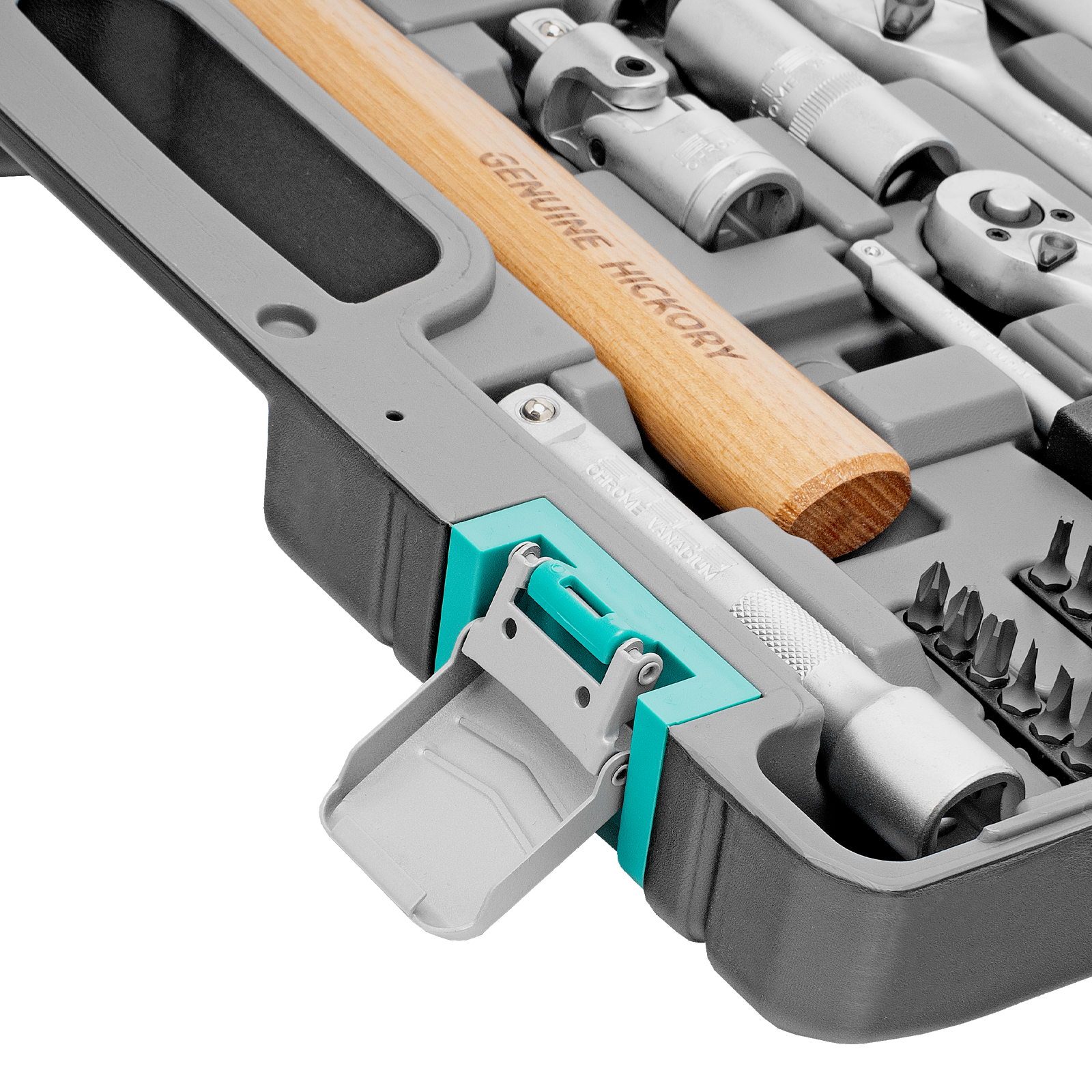 картинка Набор инструментов, 1/2", 1/4", CrV, пластиковый кейс 76 предметов Stels от магазина Одежда+