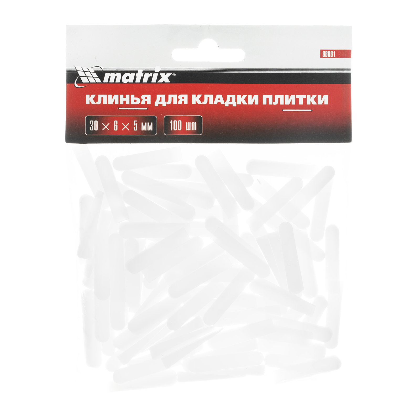 картинка Клинья, 30 х 6 х 5мм, для кладки плитки, 100 шт Matrix от магазина Одежда+