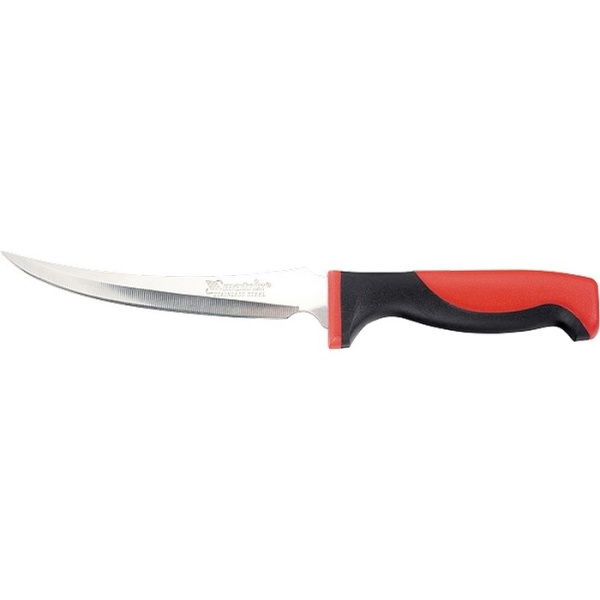 картинка Нож рыбака "FILLET KNIFE" small, 150 мм, двухкомпонентная рукоятка, пластиковые ножны Matrix Kitchen от магазина Одежда+