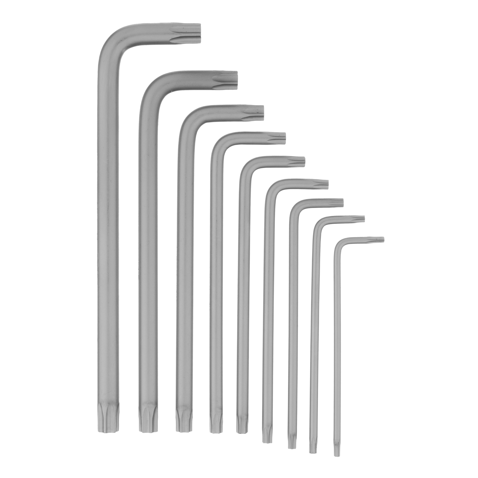 картинка Набор ключей имбусовых Torx-Tempered, TT10-50, CrV, 9 шт., удлиненные Сибртех от магазина Одежда+