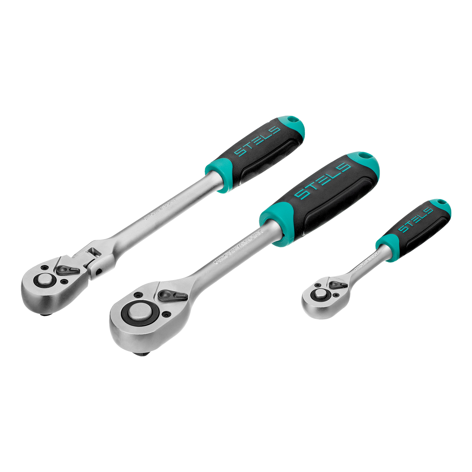 картинка Набор инструментов, 1/2",3/8", 1/4", CrV, пластиковый кейс 142 предмета Stels от магазина Одежда+