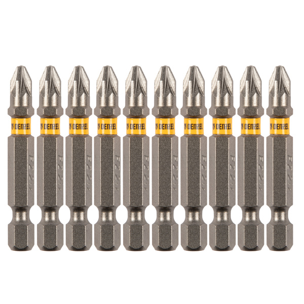 картинка Бита PZ2х50, сталь S2, шестигранный профиль, 10 шт. Е 6,3 Denzel от магазина Одежда+