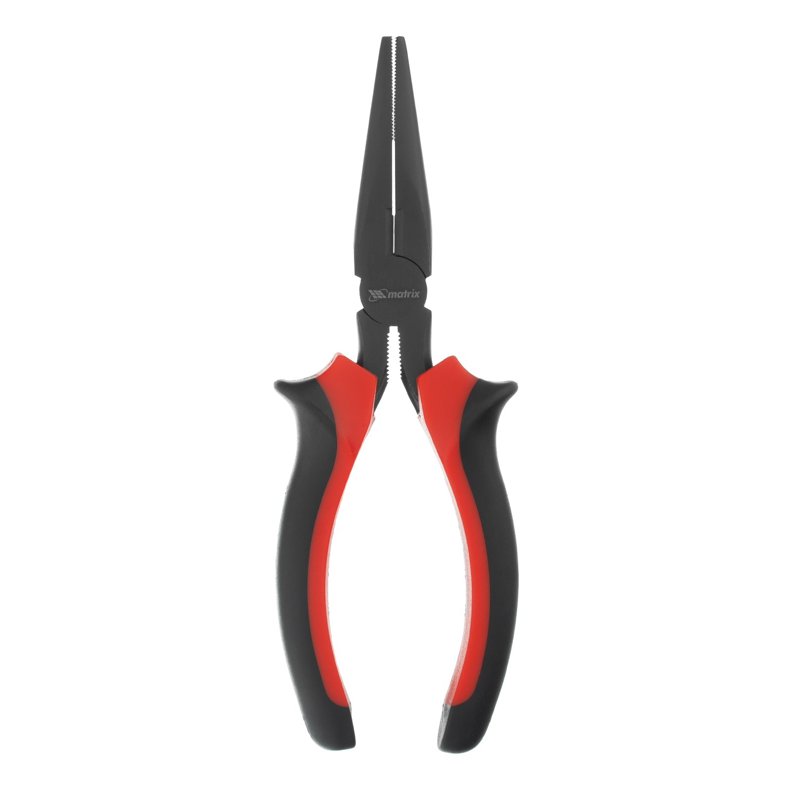 картинка Длинногубцы прямые Black Nickel, 160 мм, двухкомпонентные рукоятки Matrix от магазина Одежда+