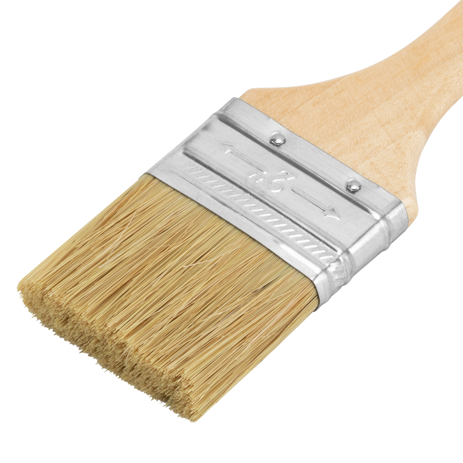 картинка Кисть плоская Slimline 2" (50 мм) натуральная щетина, деревянная ручка Sparta от магазина Одежда+