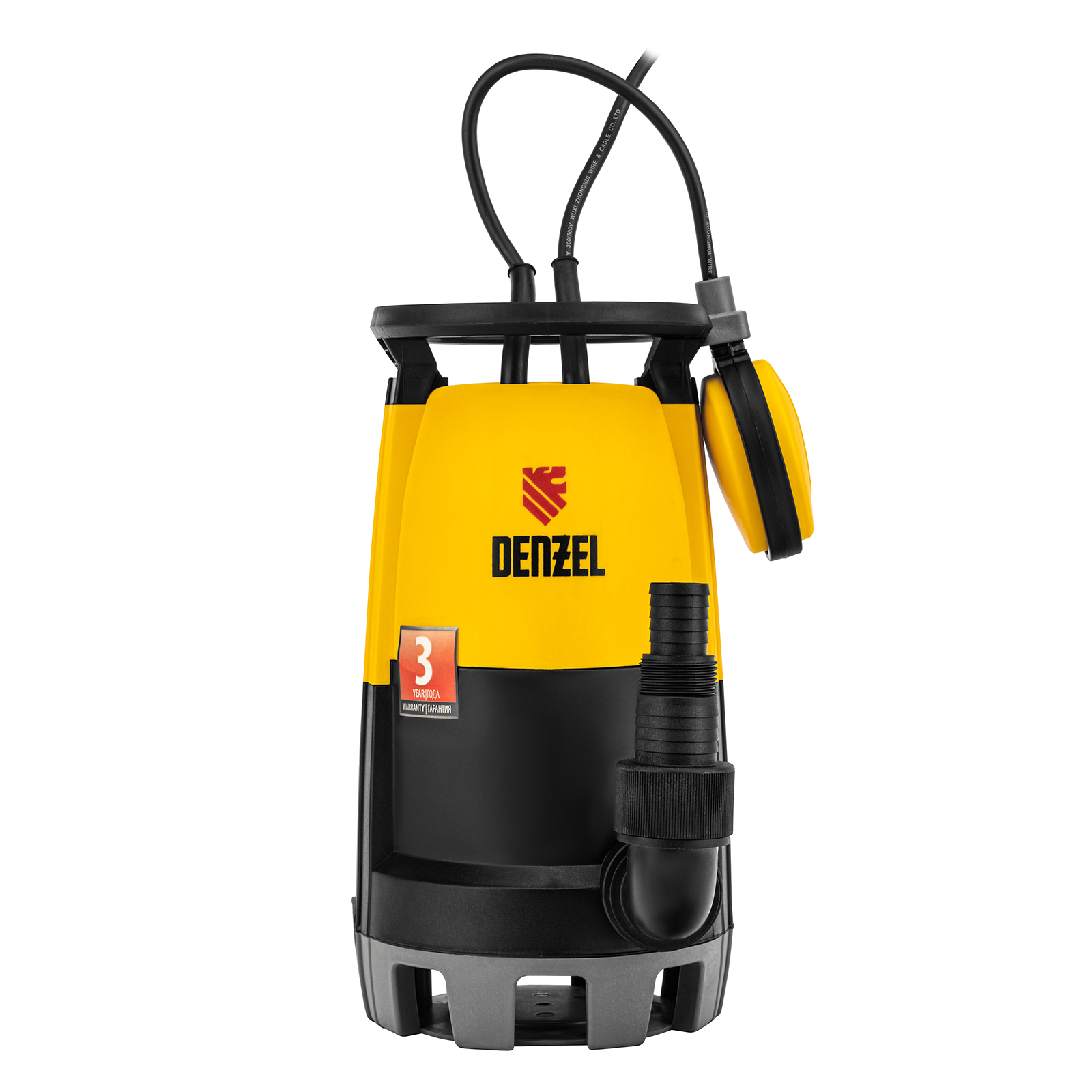 картинка Дренажный насос для чистой и грязной воды DP450S, 450 Вт, напор 6 м, 12000 л/ч Denzel от магазина Одежда+
