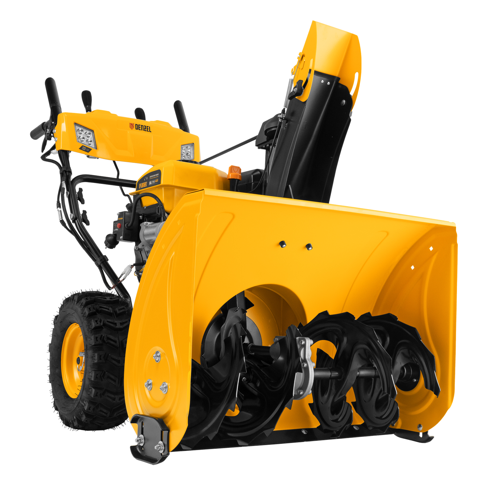 картинка Бензиновая снегоуборочная машина SBL 711D PRO, 302cc, эл.старт, фара, обогрев, блок. дифф. Denzel от магазина Одежда+