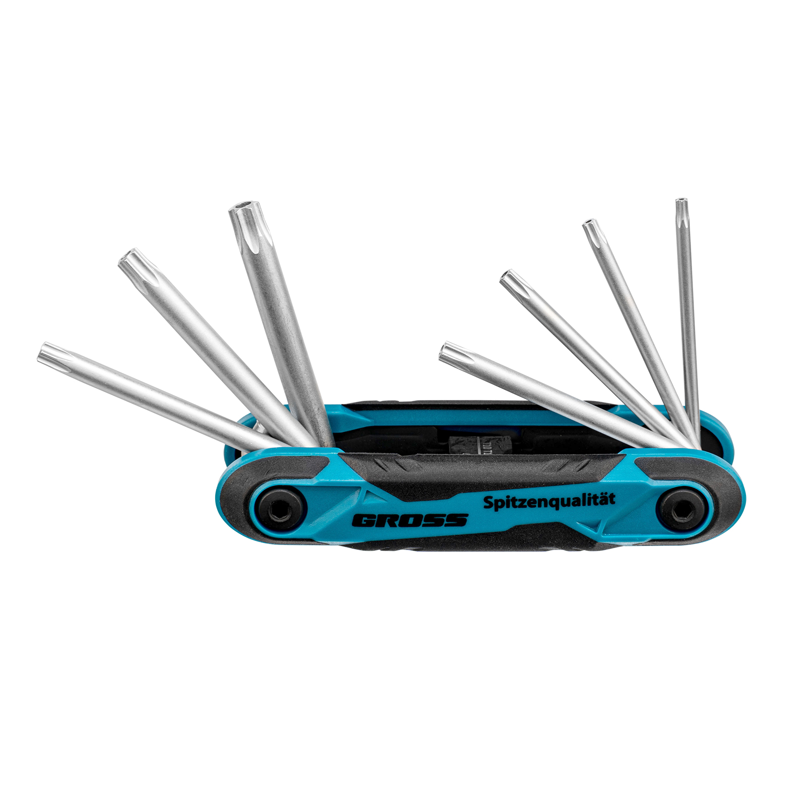 картинка Набор ключей имбусовых Tamper-Torx , складные, 8 шт, CrV Gross от магазина Одежда+