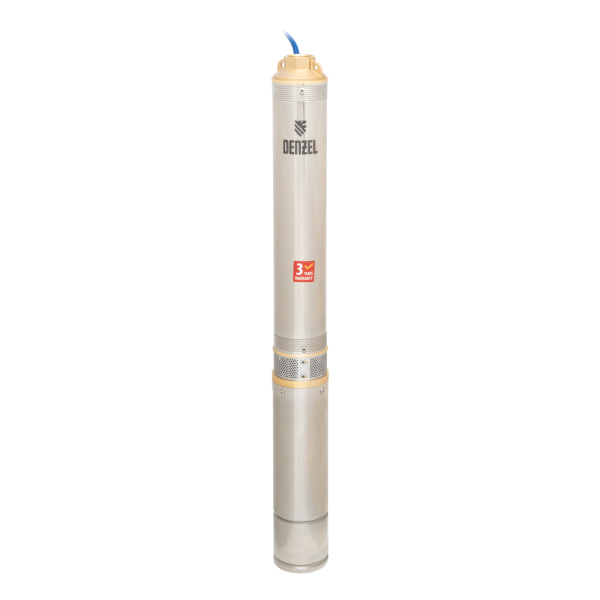 картинка Скважинный насос DWC-4-80, центробежный, диаметр 4", 1500 Вт, 5700 л/ч, напор 80 м Denzel от магазина Одежда+