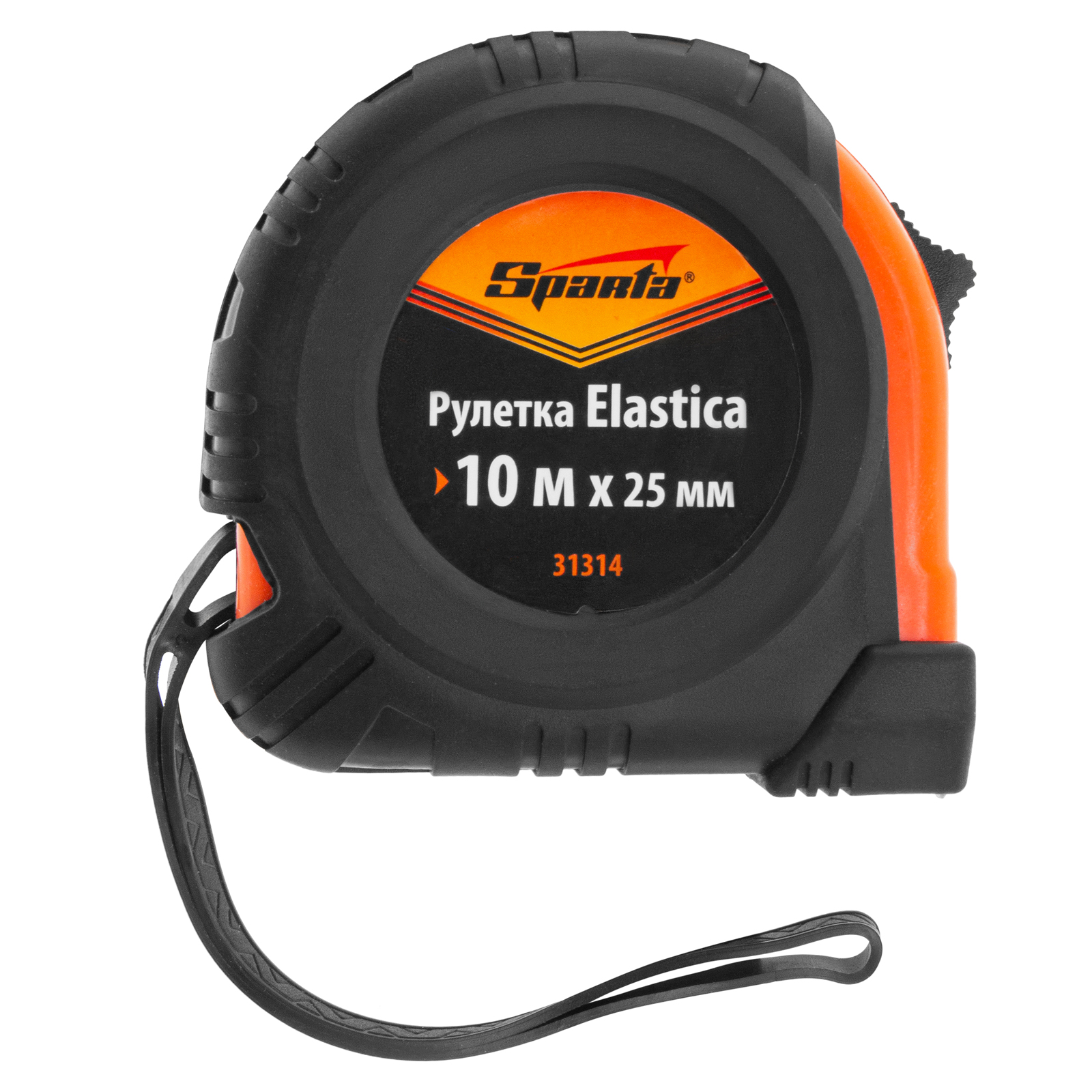 картинка Рулетка Elastica,10 м х 25 мм,обрезиненный корпус Sparta от магазина Одежда+