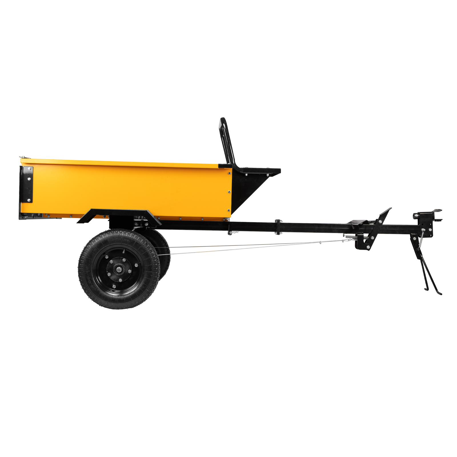 картинка Прицеп для мотоблока TT-500, оцинк., груз. 500 кг, рег. сцепка, колеса 4.00-10, в упаковке Denzel от магазина Одежда+