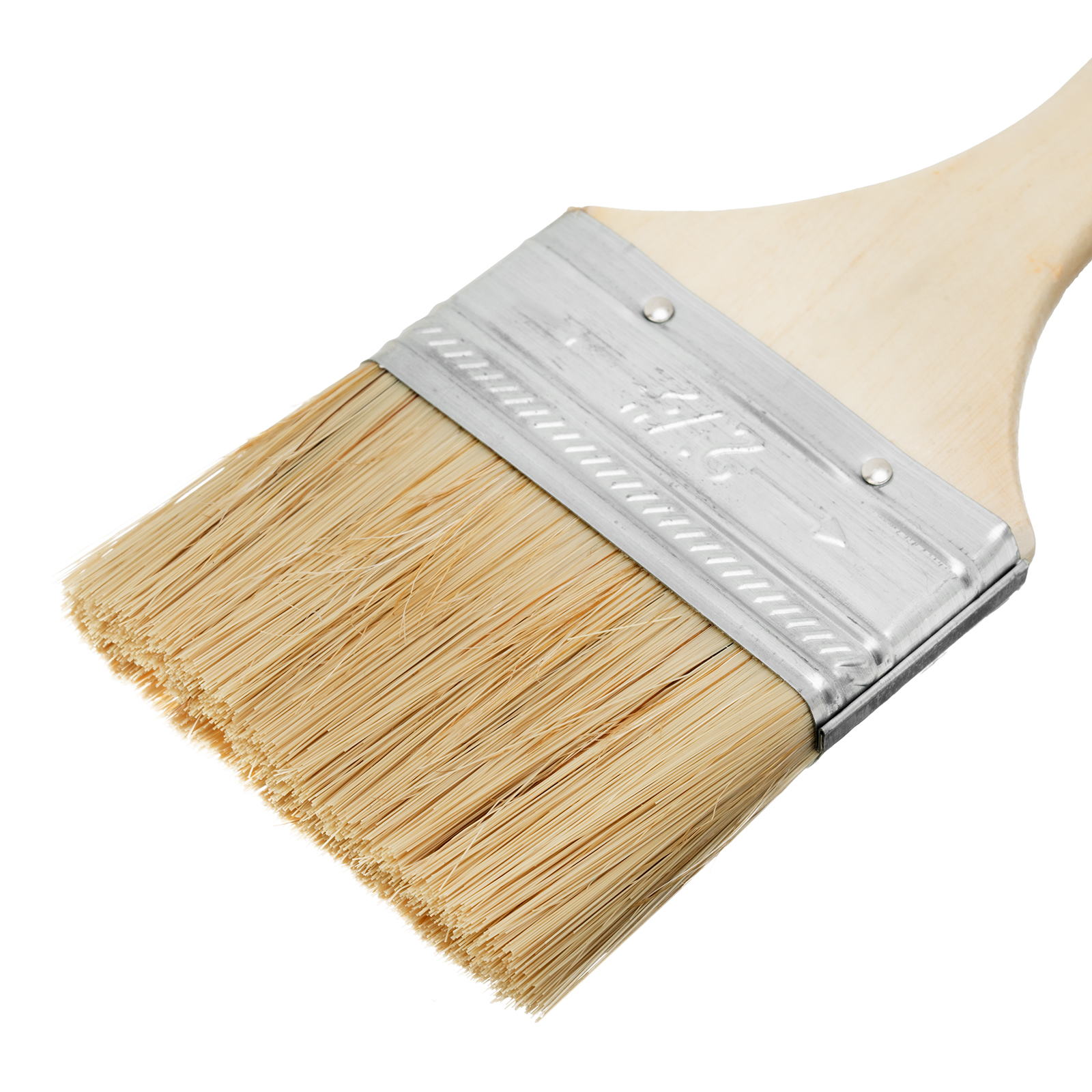 картинка Кисть плоская Slimline 2.5" (63 мм) натуральная щетина, деревянная ручка Sparta от магазина Одежда+