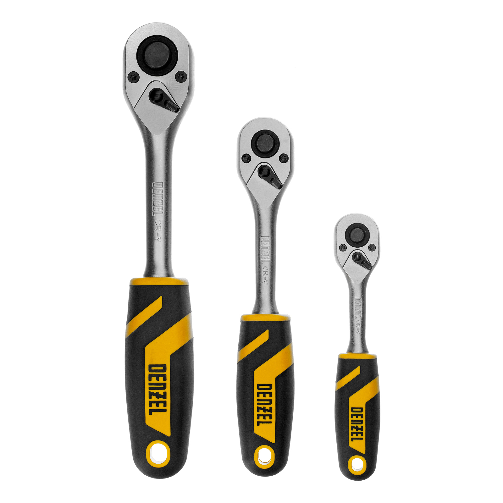 картинка Набор инструментов, 1/2", 1/4", 3/8", CrV, S2, пластиковый кейс, 216 предметов Denzel от магазина Одежда+