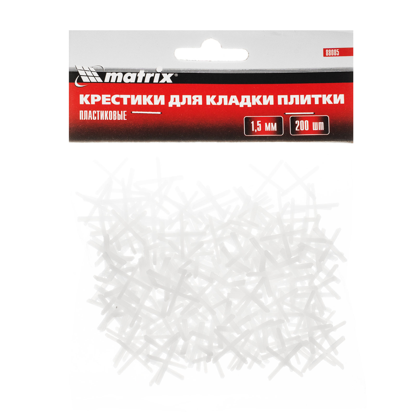 картинка Крестики, 1.5 мм, для кладки плитки, 200 шт Matrix от магазина Одежда+