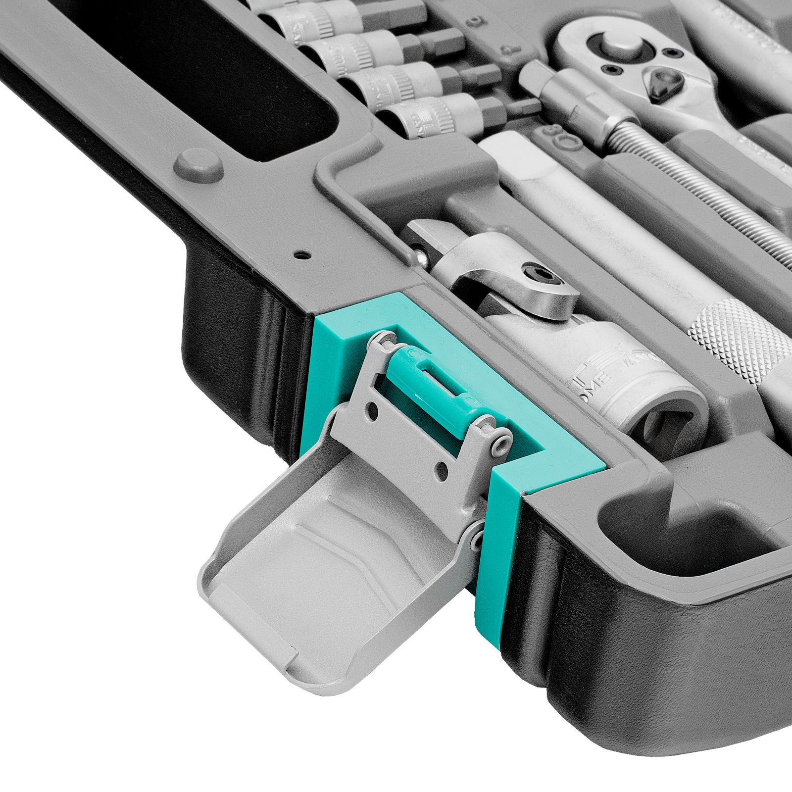 картинка Набор инструментов, 1/2", 1/4", CrV, пластиковый кейс 82 предмета Stels от магазина Одежда+