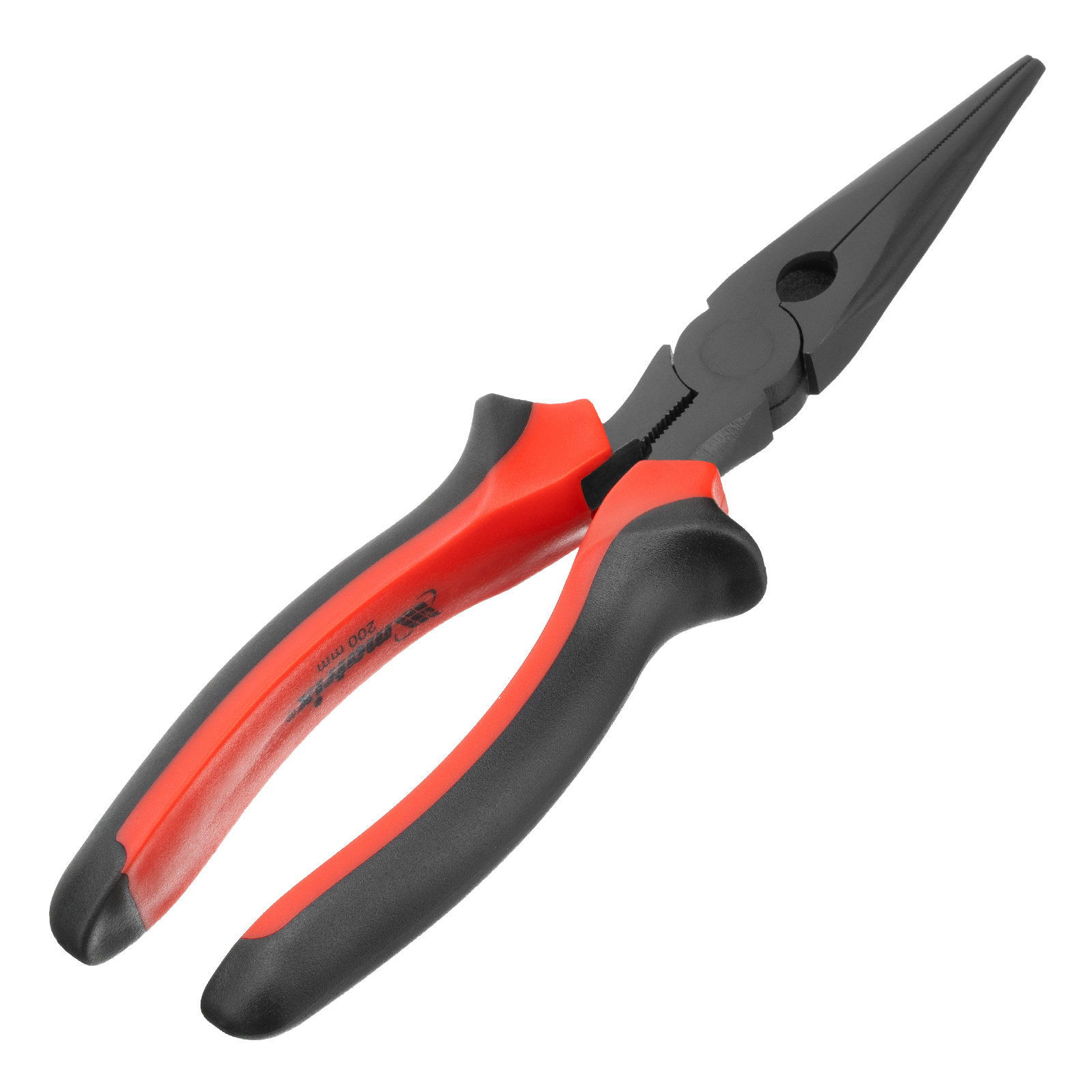 картинка Длинногубцы прямые Black Nickel, 200 мм, двухкомпонентные рукоятки Matrix от магазина Одежда+