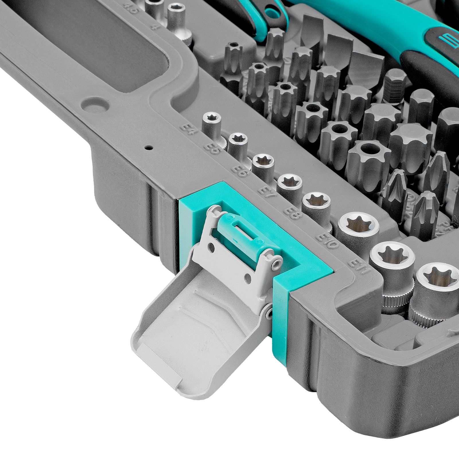 картинка Набор инструментов, 1/4", 3/8", 1/2", Cr-V, S2, усиленный кейс, 151 предмет Stels от магазина Одежда+