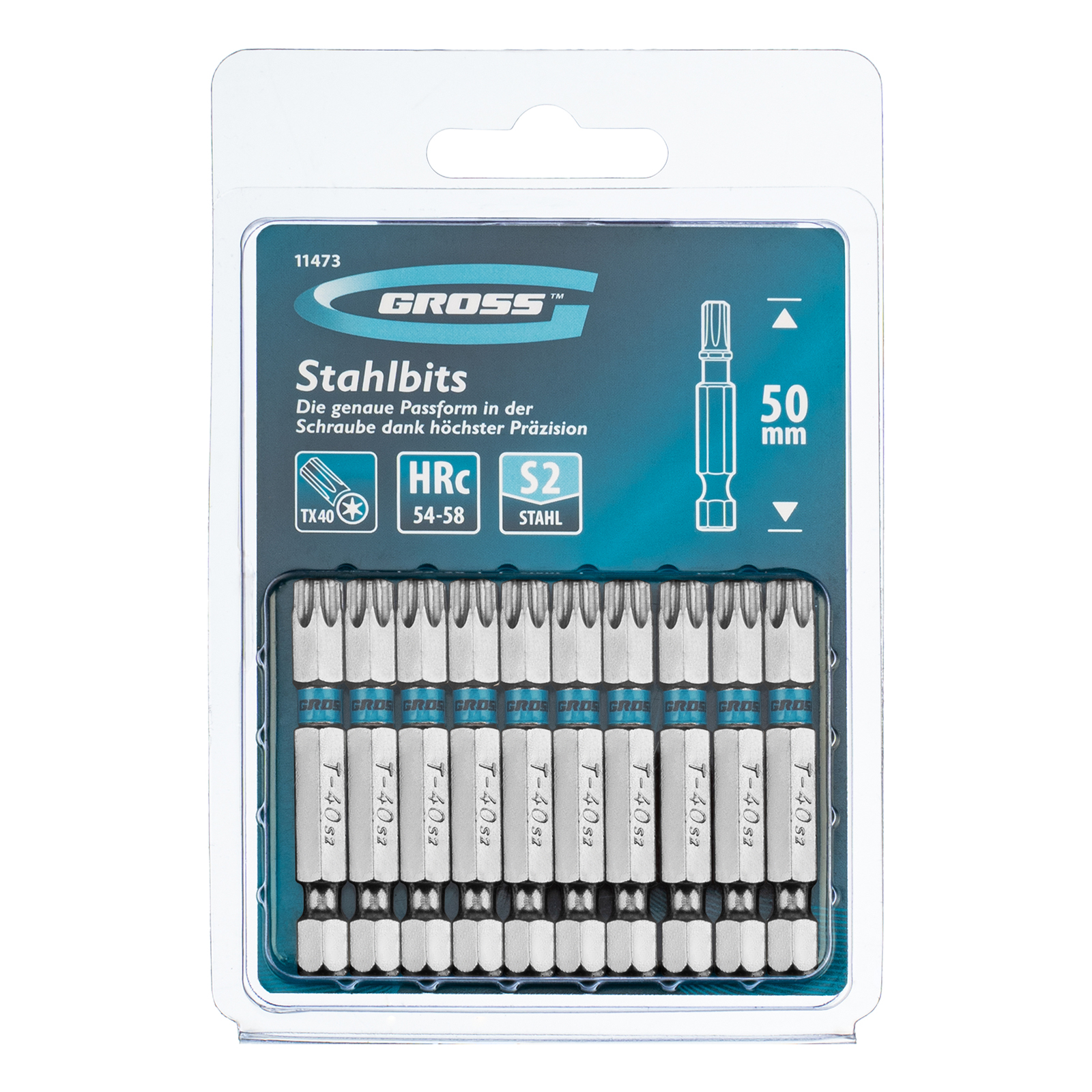 картинка Бита Torx 40 х 50, сталь S2, 10 шт. Gross от магазина Одежда+