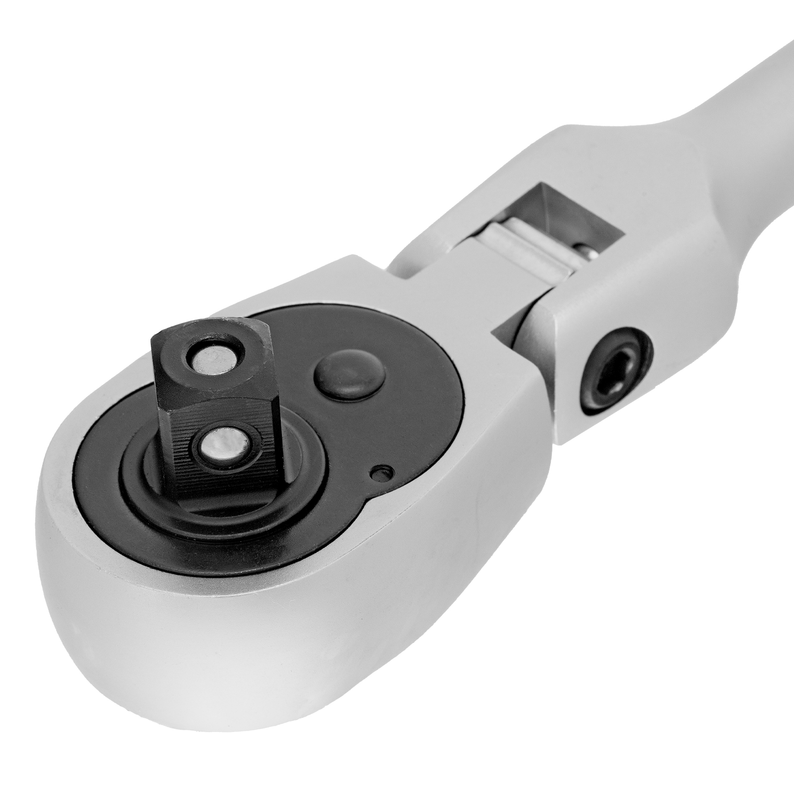 картинка Ключ-трещотка шарнирный 1/2", СrV, 72 зуба, с быстрым сбросом, матовый хром Stels от магазина Одежда+