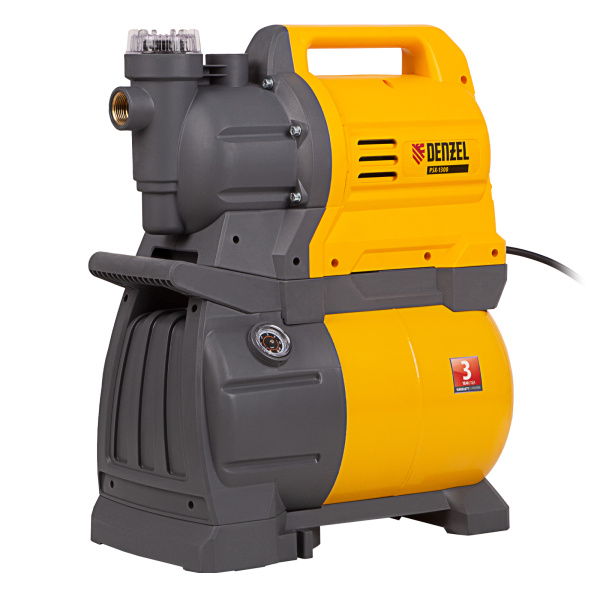 картинка Насосная станция PSХ1300, Х-Pro, 1300 Вт, 4500 л/ч, ресивер 24 л, подъем 48 м Denzel от магазина Одежда+