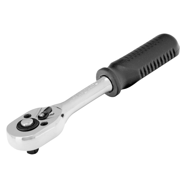 картинка Ключ-трещотка 1/4", 45 зубьев, с быстрым сбросом, CrV, хром Сибртех от магазина Одежда+