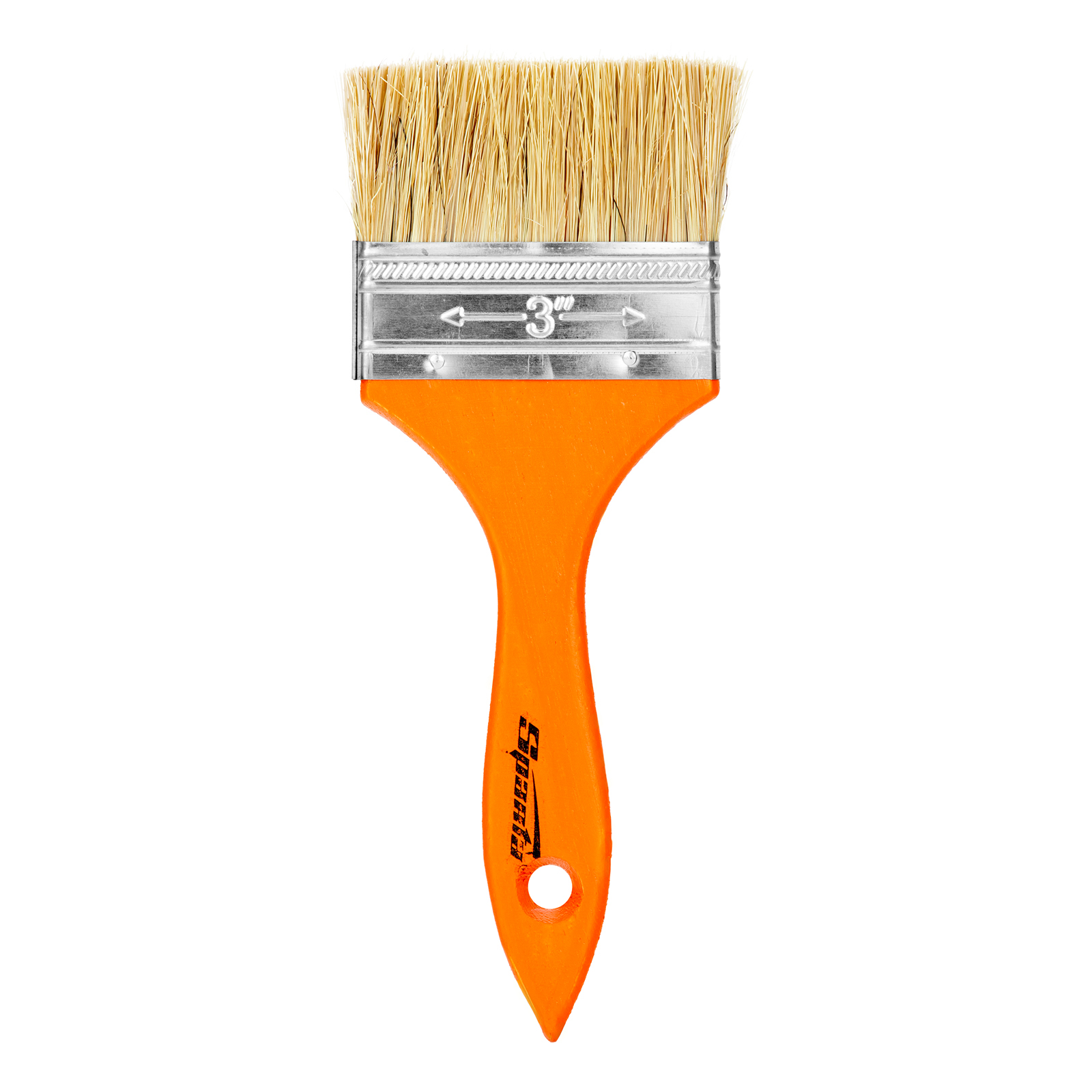 картинка Кисть плоская Slimline 3" (75 мм) натуральная щетина, деревянная ручка Sparta от магазина Одежда+
