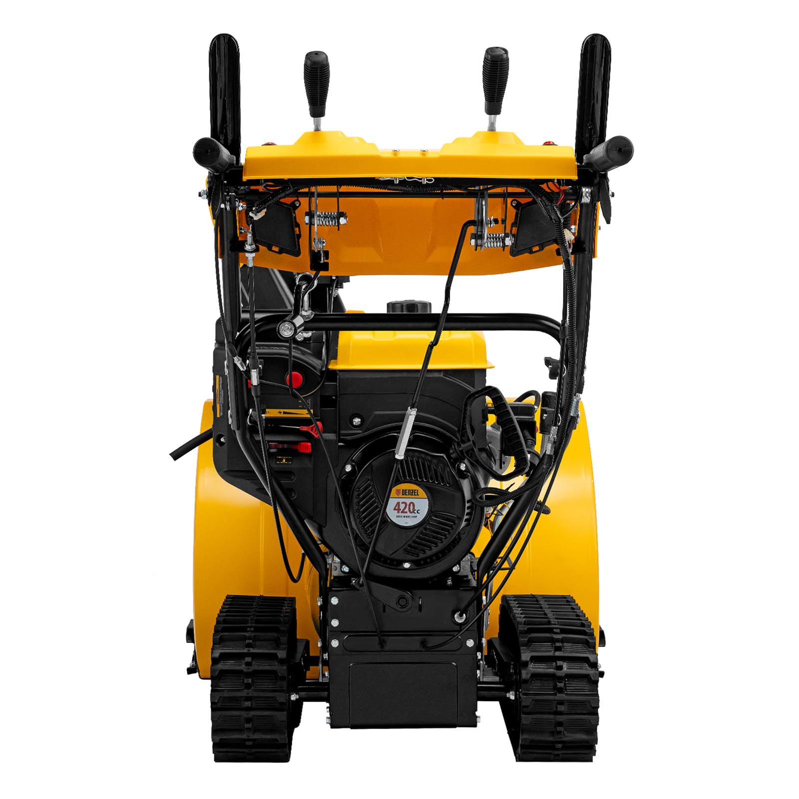 картинка Бензиновая снегоуборочная машина SBL 711DT PRO, 420cc, гусеницы, эл.старт, блок. дифф. Denzel от магазина Одежда+
