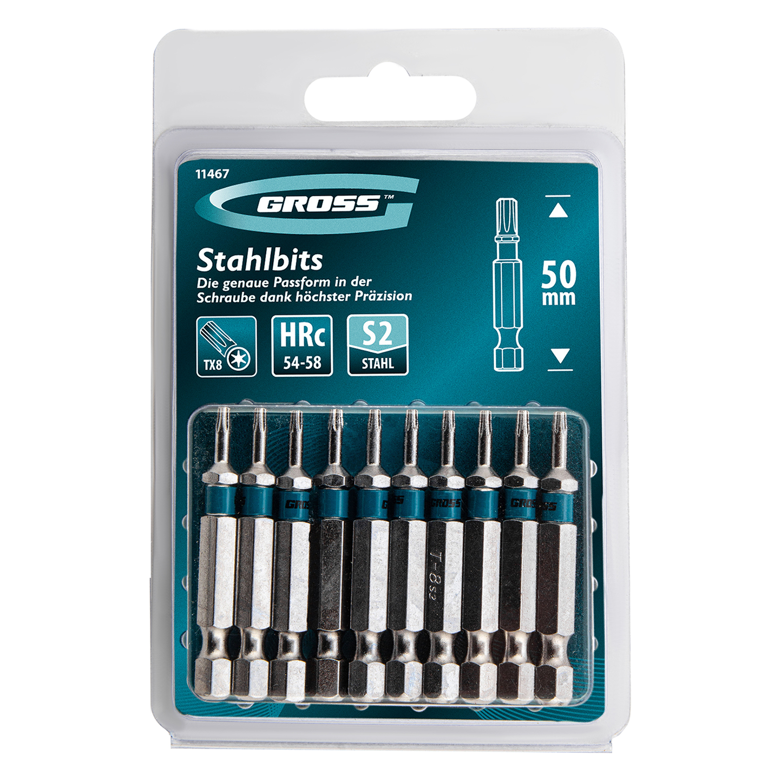 картинка Бита Torx 8 х 50, сталь S2, 10 шт. Gross от магазина Одежда+