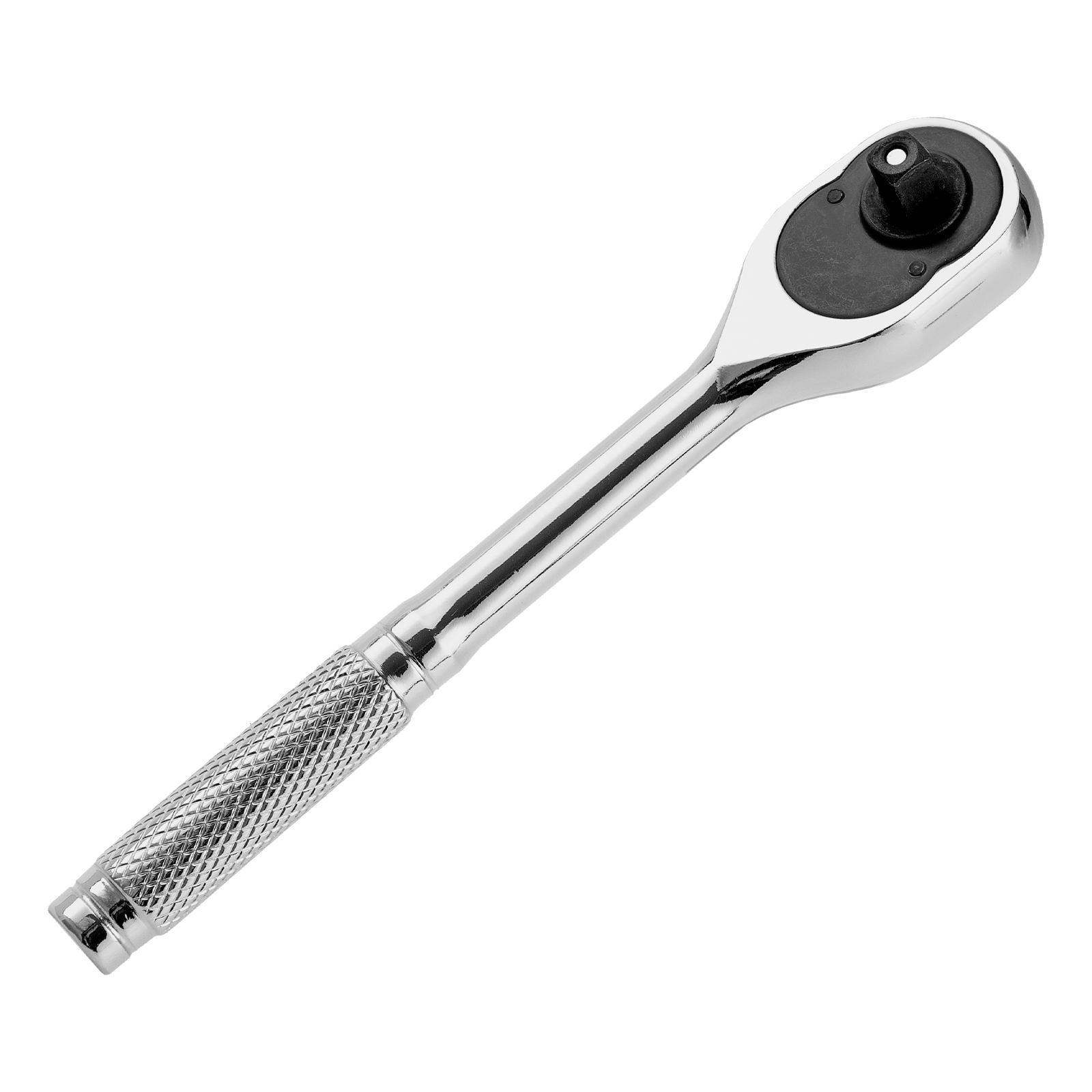 картинка Ключ-трещотка 1/4", 45 зубьев, цельнометаллический, с быстрым сбросом, CrV, хром Сибртех от магазина Одежда+