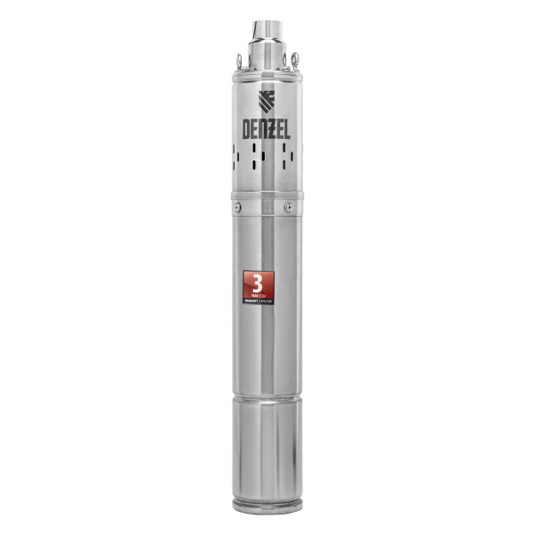 картинка Скважинный насос DWS-3,5-100, винтовой, диаметр 3,5", 800 Вт, 1700 л/ч, напор 100 м Denzel от магазина Одежда+