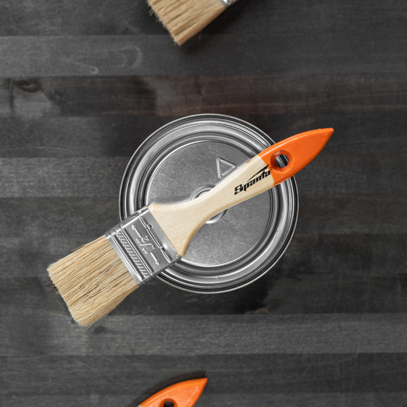картинка Кисть плоская Slimline 1.5" (38 мм) натуральная щетина, деревянная ручка Sparta от магазина Одежда+