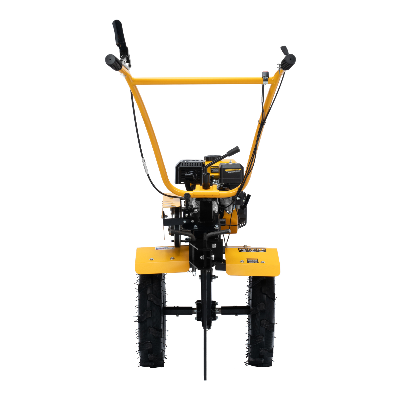 картинка Мотоблок DPT-270S, 7 л.с., ремен.сцеп, фрез 3х4, ШОМ, передачи 2В/1Н Denzel от магазина Одежда+