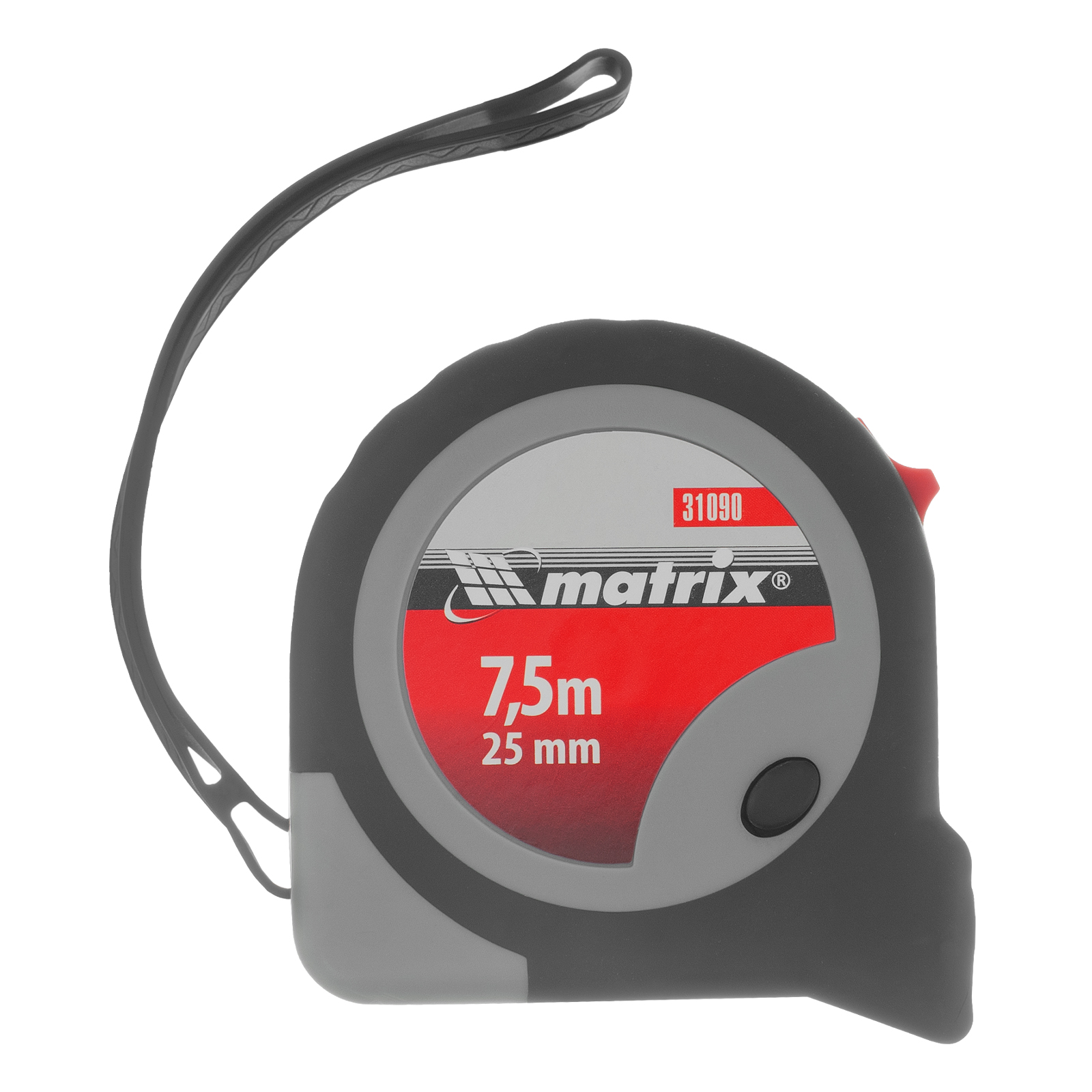 картинка Рулетка Continuous fixation,7,5 м х 25 мм,двухкомпонентный корпус,плавная фиксация Matrix от магазина Одежда+