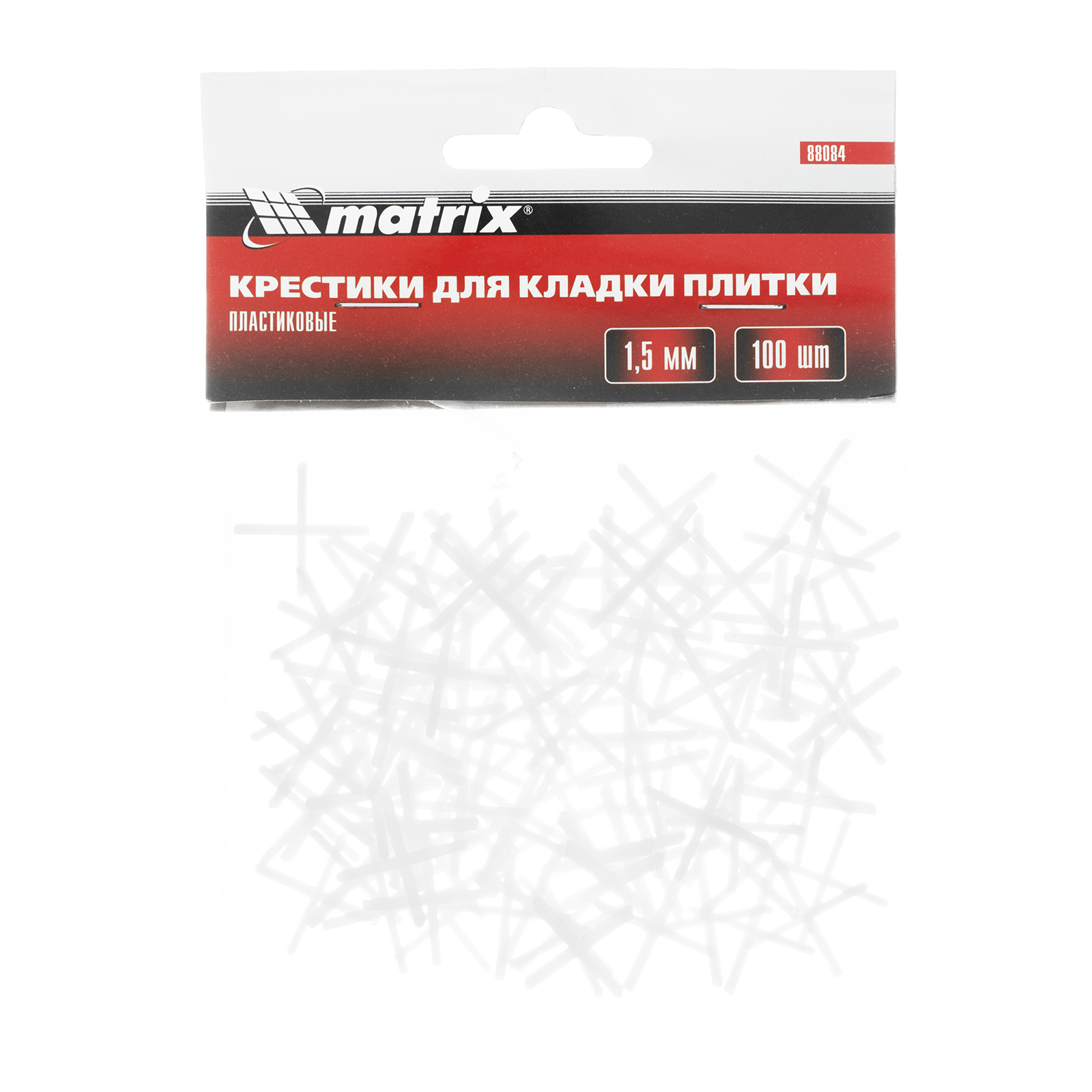 картинка Крестики, 1.5 мм, для кладки плитки, 100 шт Matrix от магазина Одежда+