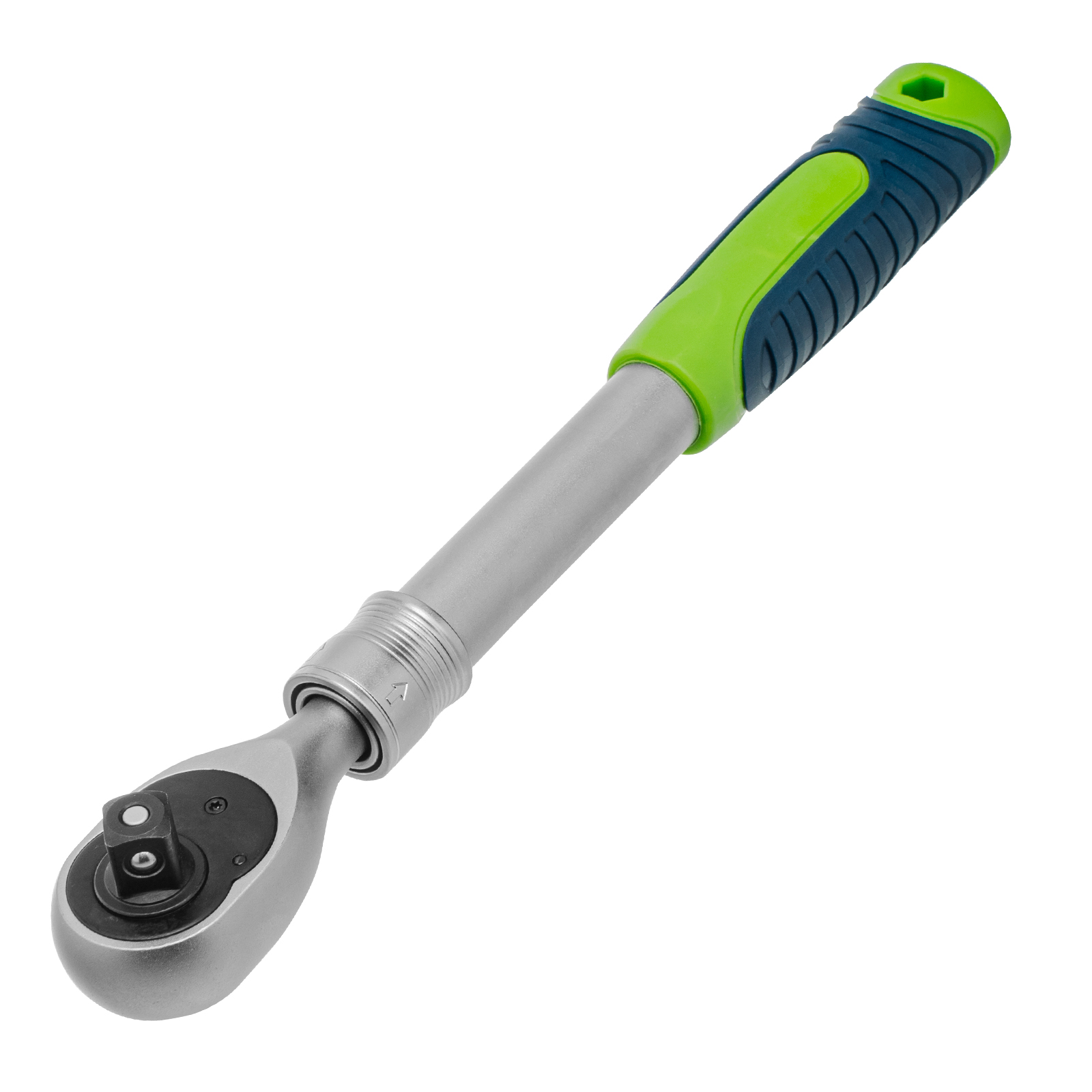 картинка Ключ-трещотка телескопический 1/2", 300-430 мм, 72 зуба, с быстрым сбросом Сибртех от магазина Одежда+