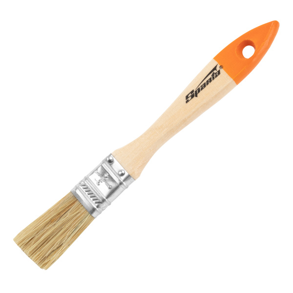 картинка Кисть плоская Slimline 3/4" (20 мм) натуральная щетина, деревянная ручка Sparta от магазина Одежда+