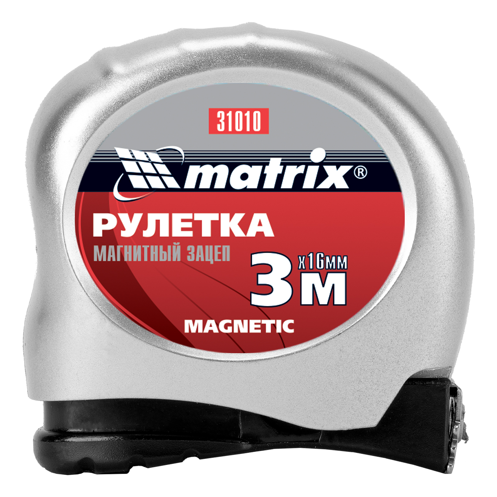 картинка Рулетка Magnetic,3 м х 16 мм,магнитный зацеп Matrix от магазина Одежда+