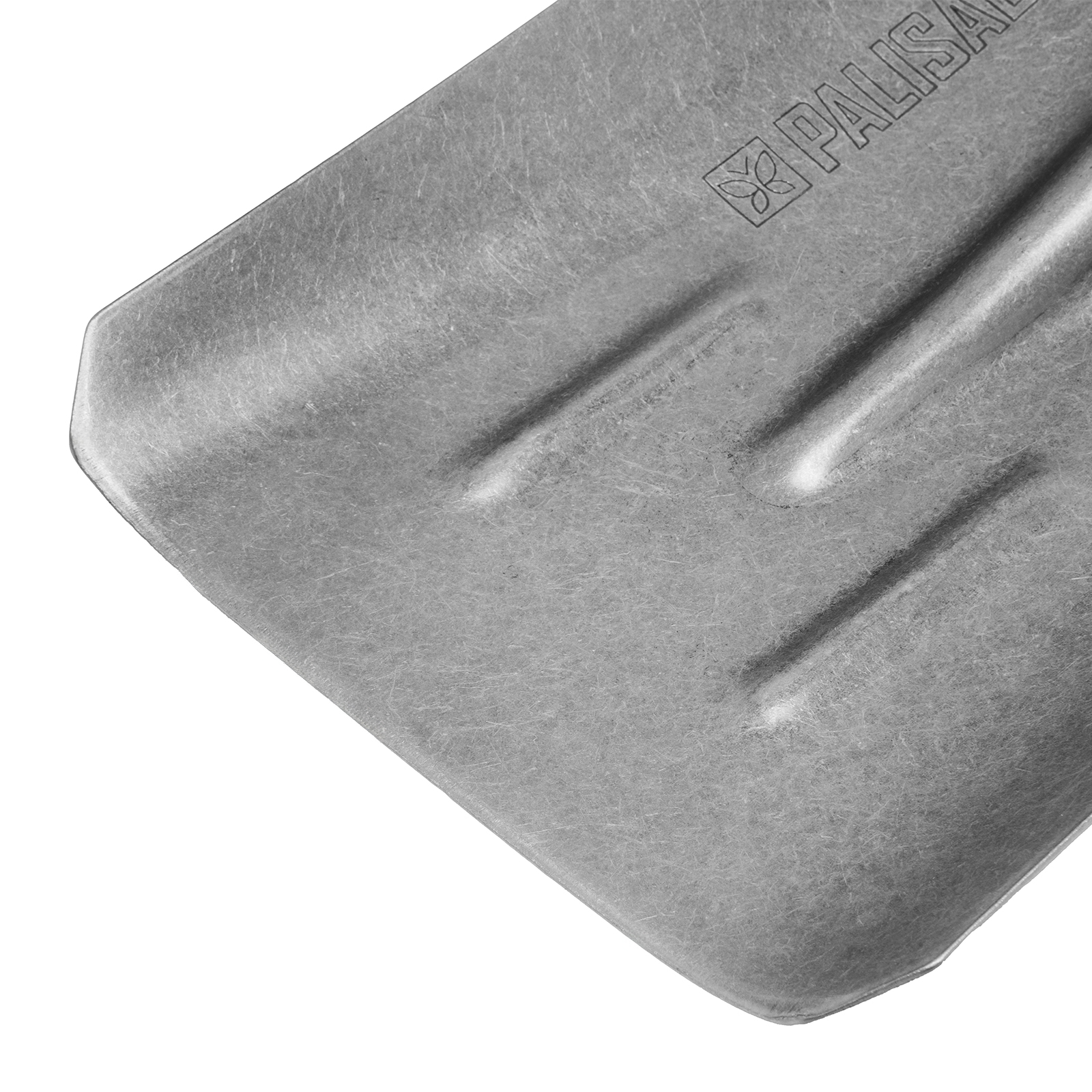 картинка Лопата совковая, 235х285, ребра жесткости, рессорная сталь, 0,9 кг, без черенка, LUXE// Palisad от магазина Одежда+