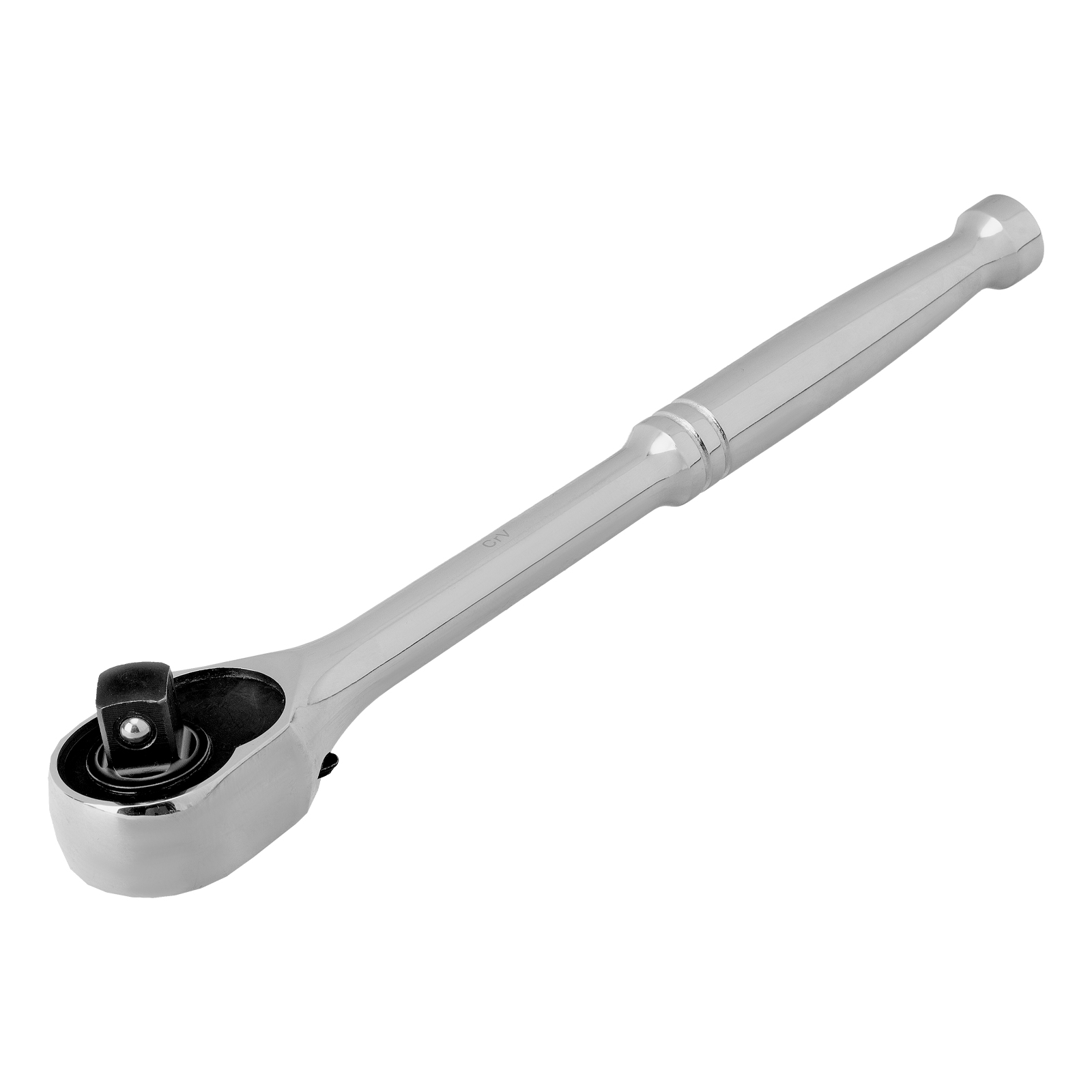 картинка Ключ-трещотка 3/8", CrV, 120 зубьев, цельнометаллический, хром Gross от магазина Одежда+