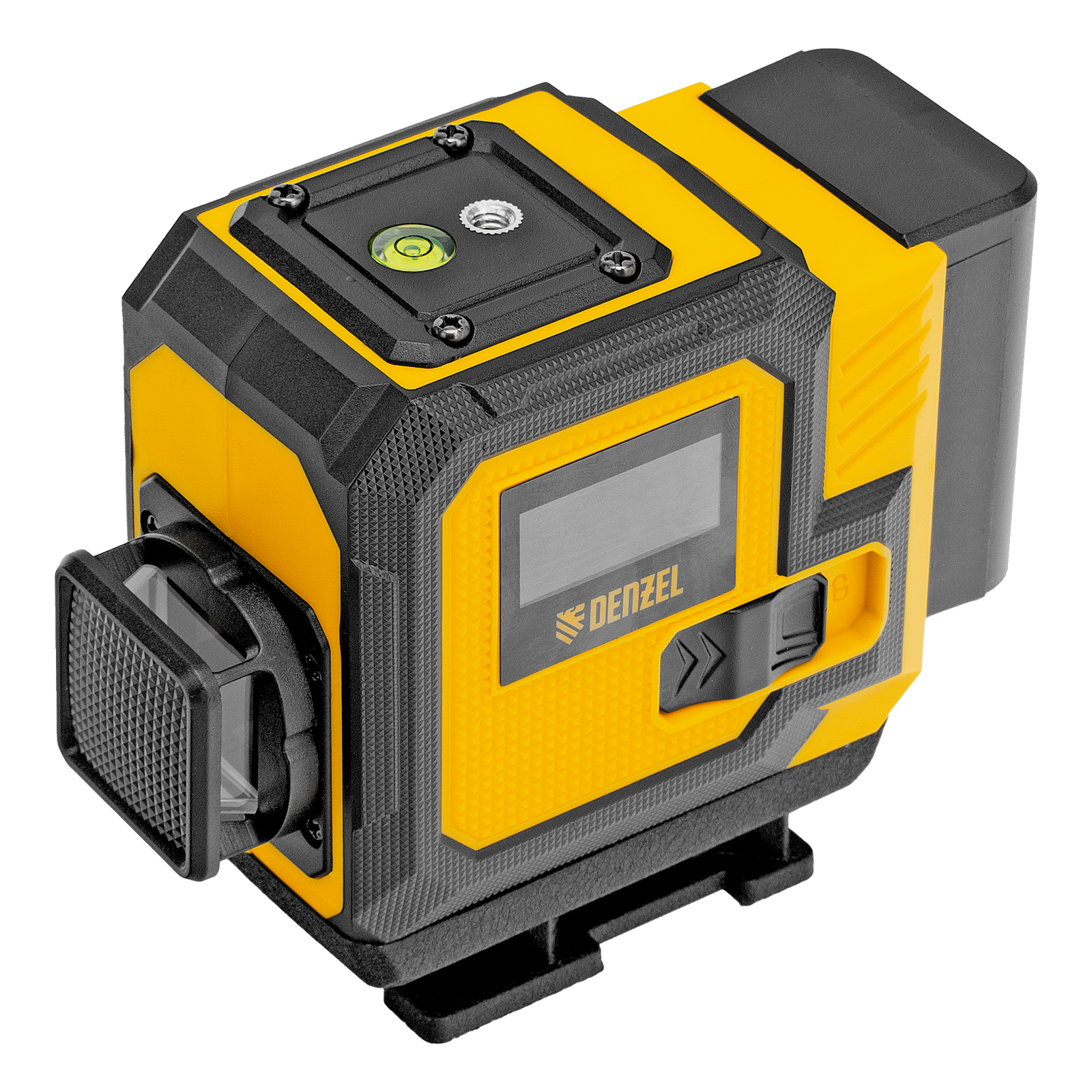 картинка Лазерный уровень мультипризменный DLV-360-3C, 30 м, зеленый луч, Li-Ion 2,4 Aч, кейс// Denzel от магазина Одежда+