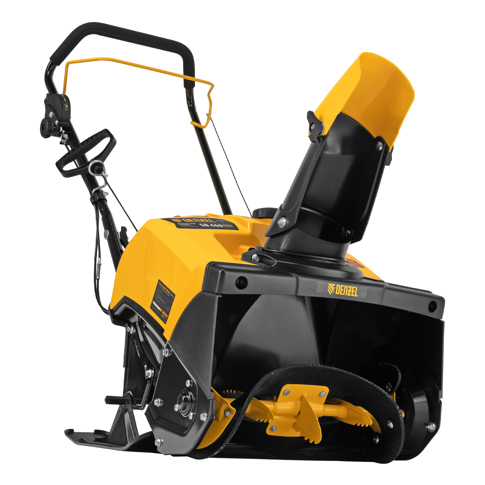 картинка Бензиновая снегоуборочная машина SB 460 Sled, 99cc, лыжи ручной старт// Denzel от магазина Одежда+