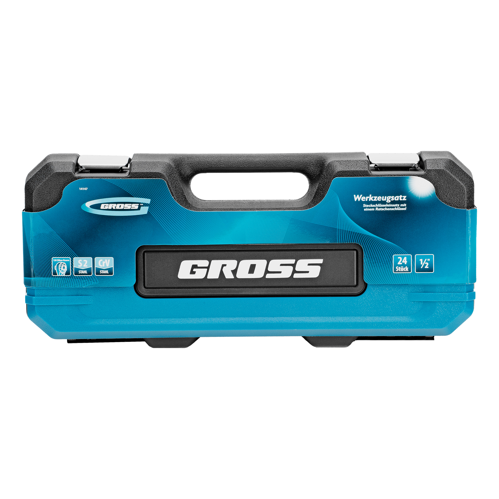картинка Набор инструментов, 1/2", CrV, 120 зубьев, 24 предмета Gross от магазина Одежда+