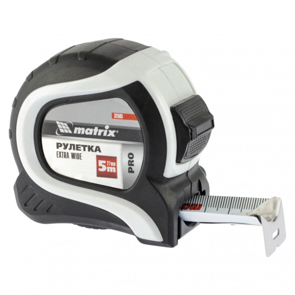 картинка Рулетка Extra Wide,5 м x 27 мм,двухкомпонентный корпус,Pro Matrix от магазина Одежда+