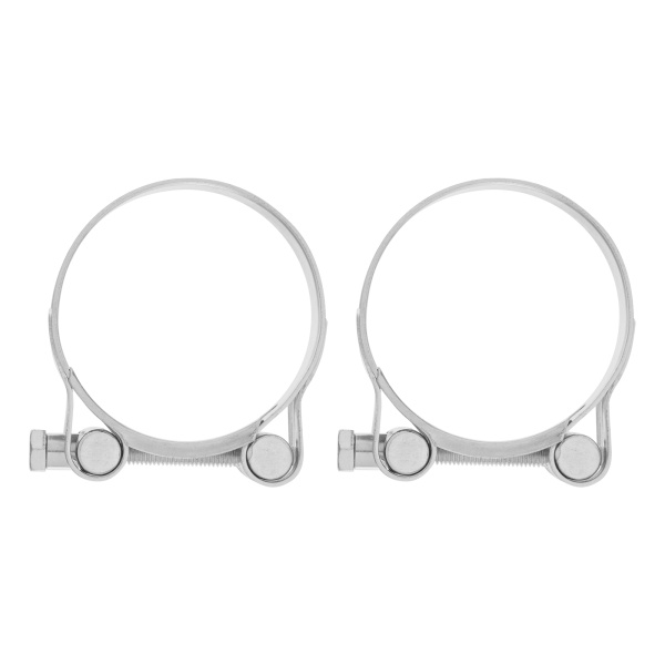 картинка Хомуты металлические, силовые 56-59 мм, ширина 22 мм, шарнирный, W1, 2 шт Сибртех от магазина Одежда+