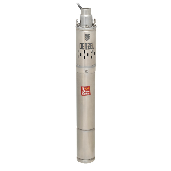 картинка Скважинный насос DWS-3-75, винтовой, диаметр 3", 500 Вт, 1600 л/ч, напор 75 м Denzel от магазина Одежда+