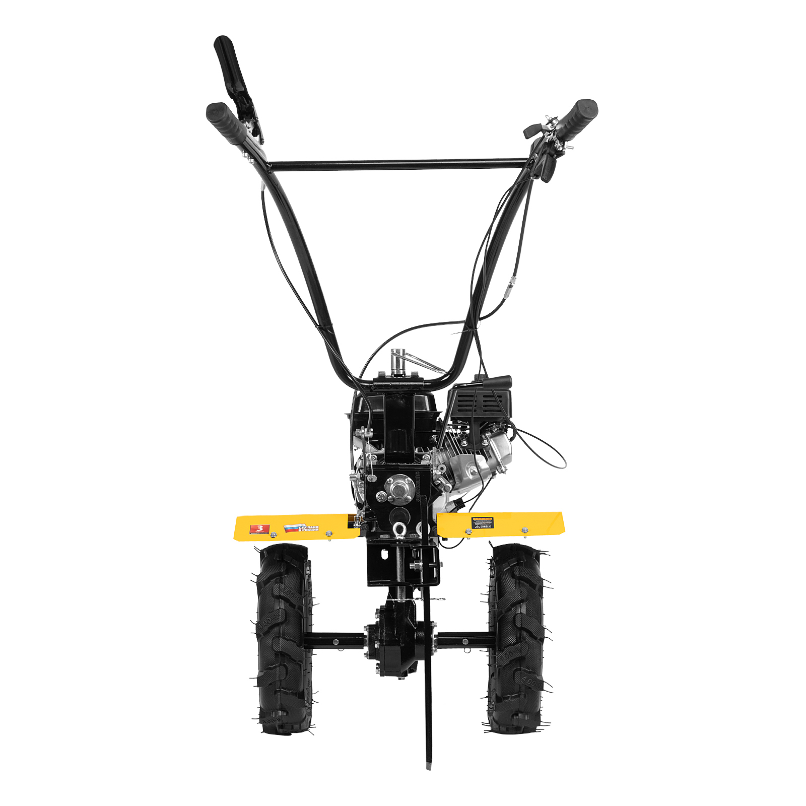 картинка Мотоблок DPT-270X, 7 л.с., диск.сцеп, шир 90 см, глуб 35 см,фрез 3х4,ВОМ,скор 2В/1Н,кол 8" Denzel от магазина Одежда+